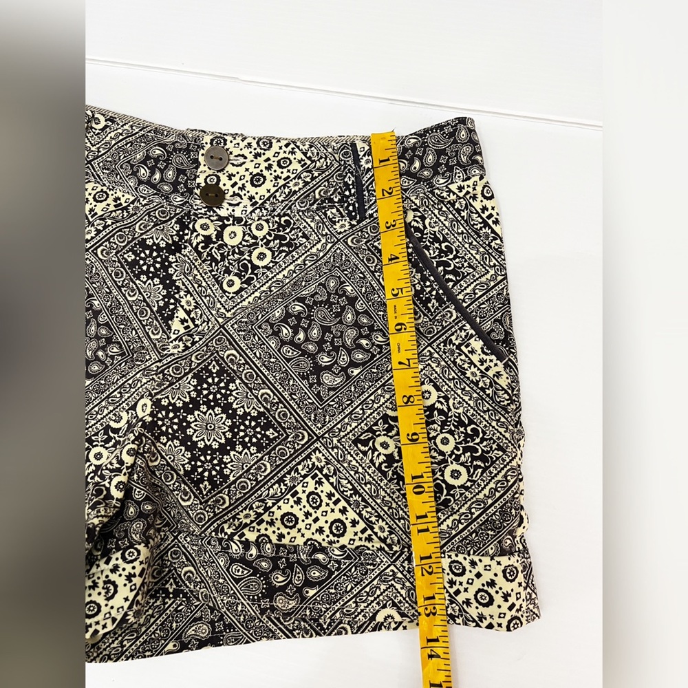 Anthropologie Cartonnier Bandana Print Shorts - 8 - Picture 13 of 15